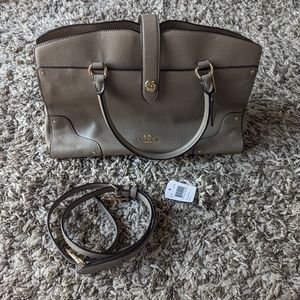 👜 Coach Mercer Satchel Bag in Fog